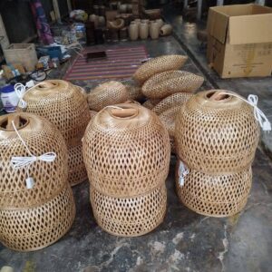 Eco Friendly Bamboo Made Ceiling Hanging Lamp Shade