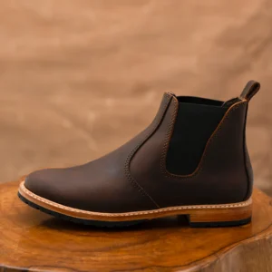 Chicago Chelsea Boots 6" (Vintage Brown) Goodyear Welted – Craft & Glory