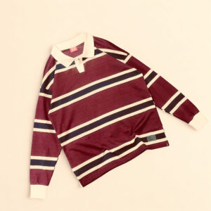 FULL SLEEVE POLO DROP SHOULDER T-SHIRT