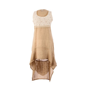 Jute Dress for Women | Eco-Friendly Handmade Natural Fiber Fashion Dress