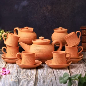 Handmade Pottery Tea Set
