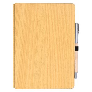 Wooden Diary with Pen Set | Eco-Friendly Handmade Wooden Journal & Executive Gift Set
